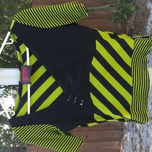 Vintage punk / goth / rockabilly crop top